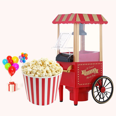 Macchina del creatore del popcorn del lavoro di Mini Portable Continuous di modo di progettazione del carrello